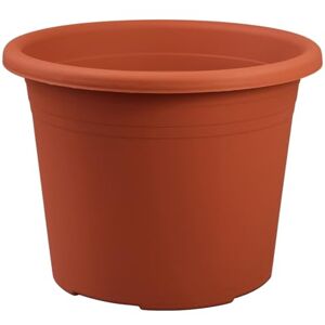 Dehner Bloempot Cylindro, vorstbestendig/uv-bestendig/weerbestendig, gerecyclede plantenbak, ca. Ø 40 cm, hoogte 28 cm, kunststof, terracotta Dehner Bloempot Cylindro, vorstbestendig/uv-bestendig/weerbestendig, gerecyclede plantenbak, ca. Ø 40 cm, hoogte 28 cm, kunststof, terracotta