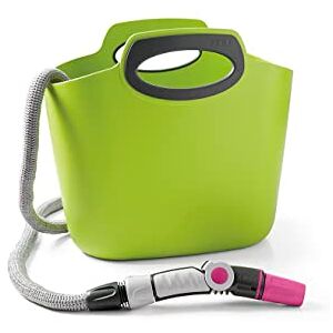 G.F. GF Garden, Aquapop 30, uittrekbare tuinslang in gebruiksklare set, 30 m, met praktische opbergtas van kunststof, voor het bewateren van tuinen en balkons, kleur limoengroen G.F. GF Garden, Aquapop 30, uittrekbare tuinslang in gebruiksklare set, 30 m, met praktische opbergtas van kunststof, voor het bewateren van tuinen en balkons, kleur limoengroen