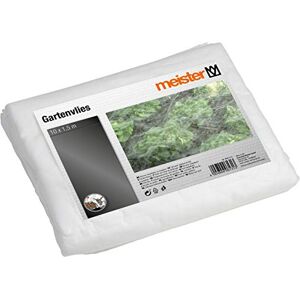 Meister Tuinvlies 10 x 1,5 m 17 g/m² PP bescherming tegen kou lucht- en waterdoorlatend Geschikt voor vervroegde oogst Ondersteunt het rijpingsproces/beschermingsvlies/bloembed Meister Tuinvlies 10 x 1,5 m 17 g/m² PP bescherming tegen kou lucht- en waterdoorlatend Geschikt voor vervroegde oogst Ondersteunt het rijpingsproces/beschermingsvlies/bloembed
