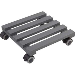 Metafranc Plantenroller 300 x 300 mm 60 kg draagkracht grenen plaat grijs TPE-wielen met 2 vergrendelingen/indoor roller/bloemenroller/transporthulp voor planten / 825260 grijs (glad) Metafranc Plantenroller 300 x 300 mm 60 kg draagkracht grenen plaat grijs TPE-wielen met 2 vergrendelingen/indoor roller/bloemenroller/transporthulp voor planten / 825260 grijs (glad)
