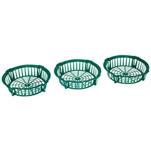 Dehner Bloembollen schalen 3 stuks, Ø elk ca. 30 cm, kunststof, groen Dehner Bloembollen schalen 3 stuks, Ø elk ca. 30 cm, kunststof, groen