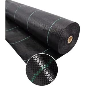GARDENIX Onkruiddoek, extra sterk, 110 g/m² (3,2 m x 50 m), bodemdoek, tuindoek tegen onkruid, zwart GARDENIX Onkruiddoek, extra sterk, 110 g/m² (3,2 m x 50 m), bodemdoek, tuindoek tegen onkruid, zwart