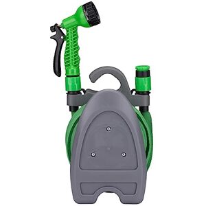 Kinzo Flexibele Tuinslang 10M Incl. Opzetstukken en Tuinslanghouder Sproeikop met 7 Spraystanden Kunststof Groen/Grijs Kinzo Flexibele Tuinslang 10M Incl. Opzetstukken en Tuinslanghouder Sproeikop met 7 Spraystanden Kunststof Groen/Grijs