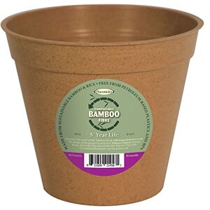 Haxnicks Indoor & Outdoor Duurzame Bamboevezel Plant Pot 8 Inch Diameter Terracotta Pot190201 Haxnicks Indoor & Outdoor Duurzame Bamboevezel Plant Pot 8 Inch Diameter Terracotta Pot190201