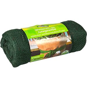 Dehner Winterbescherming met decoratie, jute stoffen zak, ongeveer 105 x 300 cm, groen Dehner Winterbescherming met decoratie, jute stoffen zak, ongeveer 105 x 300 cm, groen