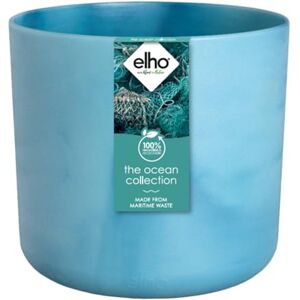 Elho The Ocean Collection Round 14cm Bloempot voor Binnen 100% Gerecycled en Gemaakt met Zeeafval Ø 13.8 x H 12.5 cm Atlantisch Blauw Elho The Ocean Collection Round 14cm Bloempot voor Binnen 100% Gerecycled en Gemaakt met Zeeafval Ø 13.8 x H 12.5 cm Atlantisch Blauw