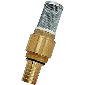 Meister Cornat FLOR90670 messing zuigfilter voor 1 1/4 inch slangen, zuigmand om te filteren, aanzuigfilter, tuinirrigatie Meister Cornat FLOR90670 messing zuigfilter voor 1 1/4 inch slangen, zuigmand om te filteren, aanzuigfilter, tuinirrigatie