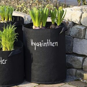 Meister Plantzak 43 liter 10 gallon 45 x Ø 35 cm 5 stuks lucht- en waterdoorlatend vilt/plantenzak/aardappelplantenzak/vilten plantenzak / 9960590 Meister Plantzak 43 liter 10 gallon 45 x Ø 35 cm 5 stuks lucht- en waterdoorlatend vilt/plantenzak/aardappelplantenzak/vilten plantenzak / 9960590