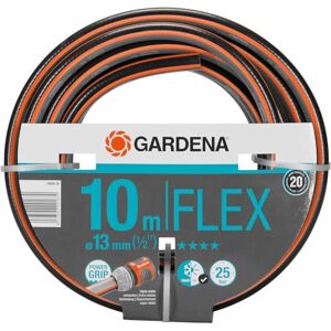 Gardena Comfort FLEX slang 13 mm (1/2") 10 m: Vormvaste, flexibele tuinslang met Power Grip profiel, hoogwaardige spiraalweving, 25 bar barstdruk, zonder Original System onderdelen (18030-20) Gardena Comfort FLEX slang 13 mm (1/2") 10 m: Vormvaste, flexibele tuinslang met Power Grip profiel, hoogwaardige spiraalweving, 25 bar barstdruk, zonder Original System onderdelen (18030-20)