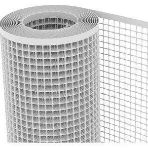 TENAX - Quadra 20 - Zilver - 1,00 x 5 m - Beschermend kunststof net TENAX - Quadra 20 - Zilver - 1,00 x 5 m - Beschermend kunststof net