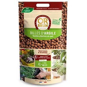 OR BRUN RUNADI Goud bruin, kleiballen, mulchen, 4 liter OR BRUN RUNADI Goud bruin, kleiballen, mulchen, 4 liter