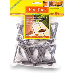 Bosmere Plant Stand Gardenrite PT-12CHHT Tenen in pot, donkergrijs, 12 stuks Bosmere Plant Stand Gardenrite PT-12CHHT Tenen in pot, donkergrijs, 12 stuks