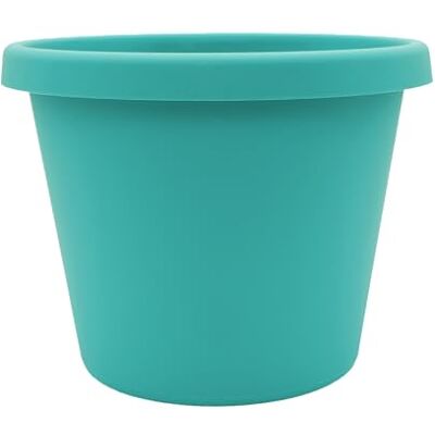 The HC Companies Plastic Planter, Stoffige Teal, 6 inch The HC Companies Plastic Planter, Stoffige Teal, 6 inch