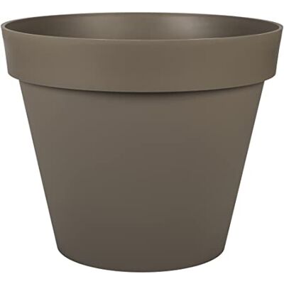 EDA Plastiques pot Toskana taupe Ø 48 x H 40 cm 43 l EDA Plastiques pot Toskana taupe Ø 48 x H 40 cm 43 l