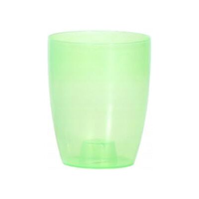 Prosperplast Prosper Plast Coubi Bloempot, 16 x 18,3 cm, Textuur, Transparant Groen, 16x16x18,3 cm Prosperplast Prosper Plast Coubi Bloempot, 16 x 18,3 cm, Textuur, Transparant Groen, 16x16x18,3 cm