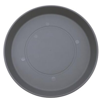 The HC Companies Plastic Plantenschotel, Warm grijs, 8,5 inch The HC Companies Plastic Plantenschotel, Warm grijs, 8,5 inch