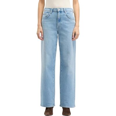 7 For All Mankind Stovepipe Straight Seabreeze, lichtblauw, 31W 7 For All Mankind Stovepipe Straight Seabreeze, lichtblauw, 31W