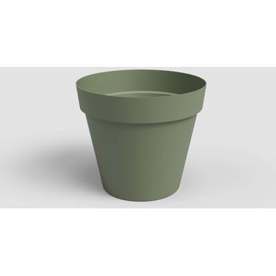 Artevasi Capri pot, kunststof bloempot, 40cm, kleur Ash Green Artevasi Capri pot, kunststof bloempot, 40cm, kleur Ash Green