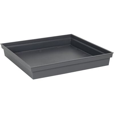 EDA Toscane vierkante onderzetter 40 cm voor bloempot vierkant Toscaanse 50 cm 40 x 40 x H 5,9 cm antracietgrijs EDA Toscane vierkante onderzetter 40 cm voor bloempot vierkant Toscaanse 50 cm 40 x 40 x H 5,9 cm antracietgrijs