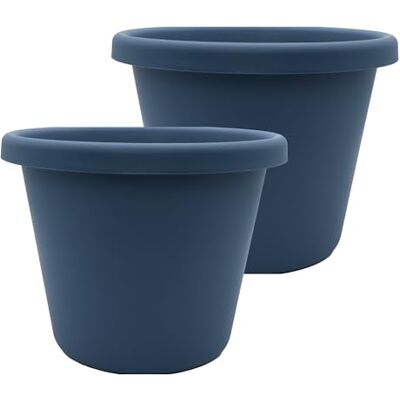 The HC Companies Kunststof plantenbak, leisteen blauw, 24 The HC Companies Kunststof plantenbak, leisteen blauw, 24