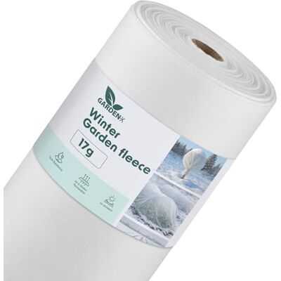 GARDENIX Wintervlies voor planten vorstbeschermingsvlies 17g/m² tuinvlies 1,6 x 100 m (160 m²) winterbeschermingsvlies plantenvlies, plantenbeschermingsvlies GARDENIX Wintervlies voor planten vorstbeschermingsvlies 17g/m² tuinvlies 1,6 x 100 m (160 m²) winterbeschermingsvlies plantenvlies, plantenbeschermingsvlies
