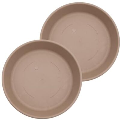 The HC Companies Bloempotschotels plastic plantenschotel voor buiten en binnen traditioneel ontwerp plantenpotbakken voor waterafvoer duurzame en stijlvolle ronde plantenbak (35,5 cm zandsteen) The HC Companies Bloempotschotels plastic plantenschotel voor buiten en binnen traditioneel ontwerp plantenpotbakken voor waterafvoer duurzame en stijlvolle ronde plantenbak (35,5 cm zandsteen)