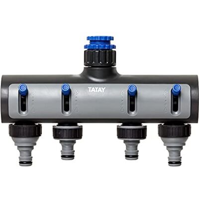 Tatay Premium Reparatiekoppeling voor 3/4 Inch Slangen, UV-Bestendig Diameter 19 mm Eenvoudige Installatie Solide Bouw Handige Details Heldere Functie, Grijs-Zwart Tatay Premium Reparatiekoppeling voor 3/4 Inch Slangen, UV-Bestendig Diameter 19 mm Eenvoudige Installatie Solide Bouw Handige Details Heldere Functie, Grijs-Zwart