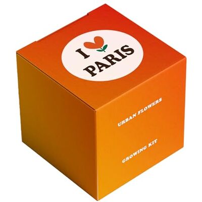 Resetea Bloemenkweekset "I Love Paris" met hartvormige zaadbom – klaproos, lavendel, madeliefje – origineel cadeau Parijs, souvenir, eenvoudig te kweken huis of balkon Resetea Bloemenkweekset "I Love Paris" met hartvormige zaadbom – klaproos, lavendel, madeliefje – origineel cadeau Parijs, souvenir, eenvoudig te kweken huis of balkon