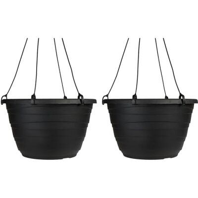 The HC Companies Hangende plantenbak, Zwart, 11 The HC Companies Hangende plantenbak, Zwart, 11