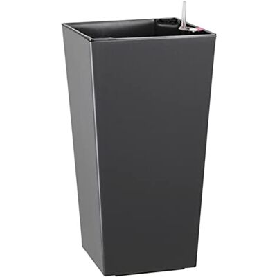 Dehner Kunststof pot Elise met zelfbewateringssysteem, ca. 47 x 25 x 25 cm, antraciet Dehner Kunststof pot Elise met zelfbewateringssysteem, ca. 47 x 25 x 25 cm, antraciet