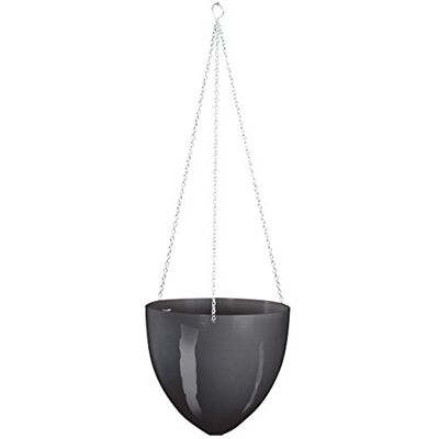scheurich Skyhanger Plantenbak van kunststof, Bright Metallic Grey, 20 cm diameter, 17,5 cm hoog, 2,6 l volume scheurich Skyhanger Plantenbak van kunststof, Bright Metallic Grey, 20 cm diameter, 17,5 cm hoog, 2,6 l volume
