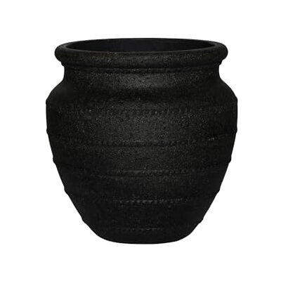 Pottery Pots Plant Pot Philein S, Sandy Black Plantenbak Bloempot Kweekpotjes Ø: 40,5 x H: 40 Pottery Pots Plant Pot Philein S, Sandy Black Plantenbak Bloempot Kweekpotjes Ø: 40,5 x H: 40
