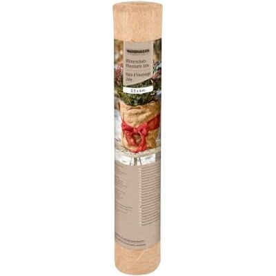 Windhager Jute winterbescherming vliesmat ÖKO, thermovlies, koudebescherming plantenpot, vorstbescherming voor planten, 300 g/m², 0,5 x 4 m, 07521 Windhager Jute winterbescherming vliesmat ÖKO, thermovlies, koudebescherming plantenpot, vorstbescherming voor planten, 300 g/m², 0,5 x 4 m, 07521