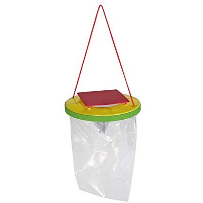 Windhager One Way, 03225, vliegen- en wespenval, wegwerpval voor wespen, wespenvanger, insectenval, zonder lokstof, 19 x 19 x 25 cm Windhager One Way, 03225, vliegen- en wespenval, wegwerpval voor wespen, wespenvanger, insectenval, zonder lokstof, 19 x 19 x 25 cm
