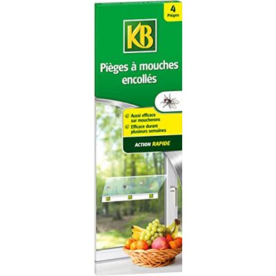 KB HOME DEFENSE KB KBMOUCHE Vliegenvallen zonder gelijmde insecticiden Bevat 4 discrete vallen Verwijdert vliegen, vliegen en vliegende insecten Effectief meerdere weken Snelle werking Natuurproduct KB HOME DEFENSE KB KBMOUCHE Vliegenvallen zonder gelijmde insecticiden Bevat 4 discrete vallen Verwijdert vliegen, vliegen en vliegende insecten Effectief meerdere weken Snelle werking Natuurproduct