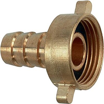 Meister Cornat Slangschroefverbinding 1/2" x 1", messing/slangverbinding/tuin irrigatie / FLOR92385 Meister Cornat Slangschroefverbinding 1/2" x 1", messing/slangverbinding/tuin irrigatie / FLOR92385