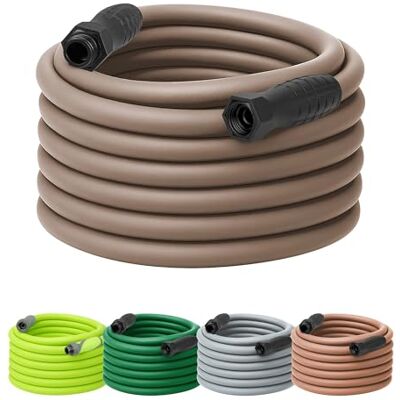 Flexzilla Colors™ SwivelGrip® Garden Hose, 5/8" x 75', 3/4" 11 1/2 GHT Fittings, Brown Mulch Flexzilla Colors™ SwivelGrip® Garden Hose, 5/8" x 75', 3/4" 11 1/2 GHT Fittings, Brown Mulch