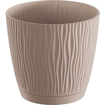 Prosperplast Bloempot Sandy P, afmetingen (mm) 239 x 239 x 225, mokka Prosperplast Bloempot Sandy P, afmetingen (mm) 239 x 239 x 225, mokka