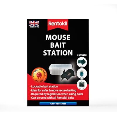 Rentokil FBSM01 muislokstation Zwart, 14,6 x 10,5 x 4,8 cm Rentokil FBSM01 muislokstation Zwart, 14,6 x 10,5 x 4,8 cm