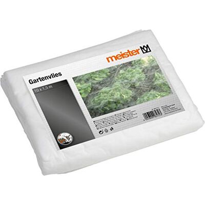 Meister Tuinvlies 10 x 1,5 m 17 g/m² PP bescherming tegen kou lucht- en waterdoorlatend geschikt voor vroege oogst ondersteunt het rijpproces/beschermend vlies/bedafdekking / 9961310 Lucht- en waterdoorlatend, geschikt voor vroege oogst, ondersteunt het Meister Tuinvlies 10 x 1,5 m 17 g/m² PP bescherming tegen kou lucht- en waterdoorlatend geschikt voor vroege oogst ondersteunt het rijpproces/beschermend vlies/bedafdekking / 9961310 Lucht- en waterdoorlatend, geschikt voor vroege oogst, ondersteunt het