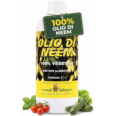 I Tipps Dell'Esperto Neemolie ter bescherming van de planten tegen verschillende verstoppingen – 1 liter I Tipps Dell'Esperto Neemolie ter bescherming van de planten tegen verschillende verstoppingen – 1 liter