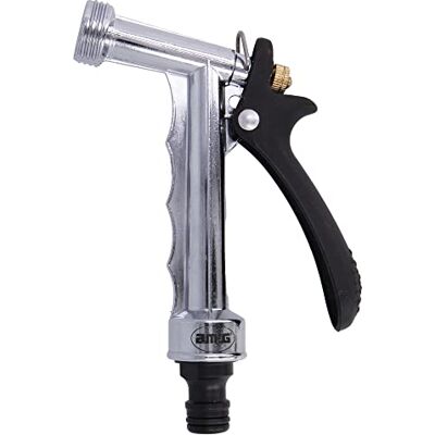 Amig Gieter Metaal 140 mm Ideaal voor tuinwerkzaamheden Vergrendelingshendel voor meer comfort Ergonomische handgreep en gebruiksgemak Staal Gepolijst Amig Gieter Metaal 140 mm Ideaal voor tuinwerkzaamheden Vergrendelingshendel voor meer comfort Ergonomische handgreep en gebruiksgemak Staal Gepolijst