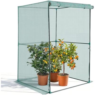 VEVOR Groeikooi voor de tuin, 1,2 x 1,2 x 1,8 m, plantenkooi met ritssluiting, voor tomaten, vogelnet, winddicht, plantenbeschermingsnet, verhoogde groentetuin, voor buiten VEVOR Groeikooi voor de tuin, 1,2 x 1,2 x 1,8 m, plantenkooi met ritssluiting, voor tomaten, vogelnet, winddicht, plantenbeschermingsnet, verhoogde groentetuin, voor buiten