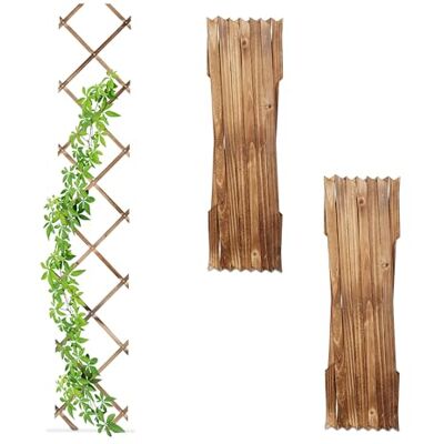 RELAXDAYS - Houten Liggers voor Klimplanten - 180x30 cm - Tuin RELAXDAYS - Houten Liggers voor Klimplanten - 180x30 cm - Tuin