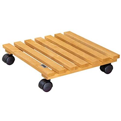 WAGNER Plantentrolley NATURE 35 x 35 x 8 cm I Bloementrolley voor binnengebruik I Bakwagen van FSC®-gecertificeerd massief elzenhout, terracotta I Draagvermogen 100 kg I Made in EU 20083501 WAGNER Plantentrolley NATURE 35 x 35 x 8 cm I Bloementrolley voor binnengebruik I Bakwagen van FSC®-gecertificeerd massief elzenhout, terracotta I Draagvermogen 100 kg I Made in EU 20083501