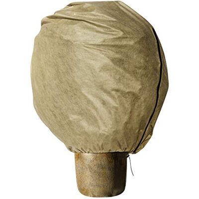 Windhager Wintervlieshoes Protect XL, koudebescherming, vorstbescherming voor planten, afdekvlies, winterbeschermkap, 1,1 x 1,1 m, beige Windhager Wintervlieshoes Protect XL, koudebescherming, vorstbescherming voor planten, afdekvlies, winterbeschermkap, 1,1 x 1,1 m, beige