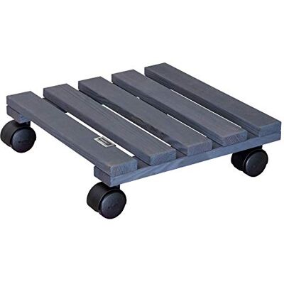 WAGNER Plantentrolley NATURE 29 x 29 x 8 cm I Bloementrolley voor binnengebruik I Containertrolley van FSC®-gecertificeerd massief hout, houtskool I Draagvermogen 100 kg I Made in EU 20015901 WAGNER Plantentrolley NATURE 29 x 29 x 8 cm I Bloementrolley voor binnengebruik I Containertrolley van FSC®-gecertificeerd massief hout, houtskool I Draagvermogen 100 kg I Made in EU 20015901