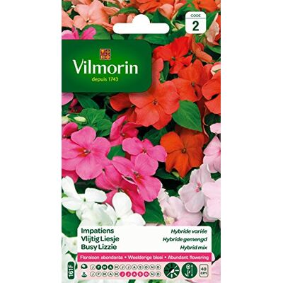 Vilmorin 5320142 Impatiens Hybride gevarieerd, meerkleurig, 90 x 2 x 160 cm Vilmorin 5320142 Impatiens Hybride gevarieerd, meerkleurig, 90 x 2 x 160 cm