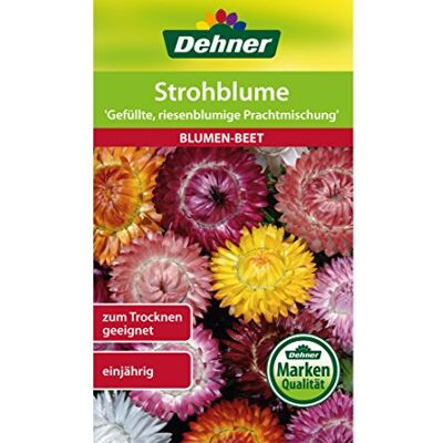 Dehner bloemzaad, strobloem "Gevulde, reusachtige prachtmix", 5-pack (5 x 1,1 g) Dehner bloemzaad, strobloem "Gevulde, reusachtige prachtmix", 5-pack (5 x 1,1 g)