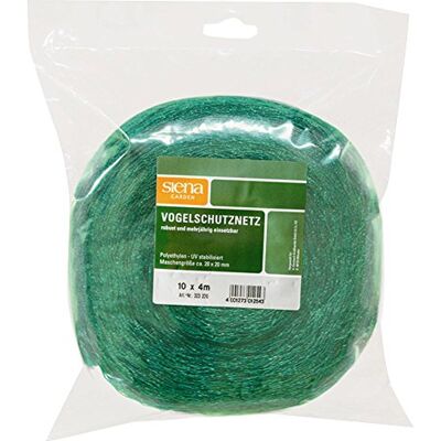 Siena Garden vogelbeschermingsnet, voor boom en bloembed, 10x4m, groen, 323200 Siena Garden vogelbeschermingsnet, voor boom en bloembed, 10x4m, groen, 323200